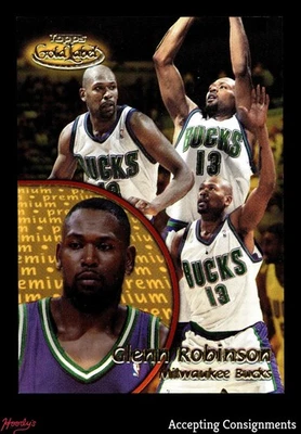 2000-01 Topps 金牌高级版 #42 Glenn Robinson 499/1000 BUCKS — 第 1/2 张图片