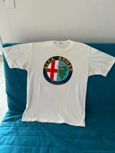 Alfa Romeo Milano T shirt large 42-44 Jerzees USA - Picture 1 of 4