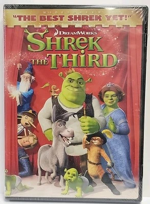 Shrek the Third (DVD, 2007, Widescreen Version) FACTORY SEALED FREE SHIPPING  - Image 1 of 2