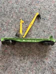 Vintage 1987 Lionel Lehigh Valley #16609 Derrick Kran Flachwagen - Bild 1 von 5