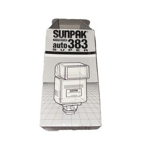 Flash Sunpak Auto 383 Super Shoe Mount per Canon - Foto 1 di 9