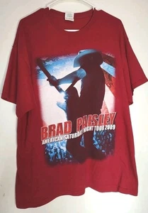 Brad Paisley American Saturday Night Tour Concert Tee Size XL Graphic Country - Picture 1 of 3