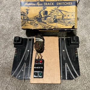 American Flyer Trains, 720A ferngesteuerte Gleisweichen & Controller in Box - Bild 1 von 9