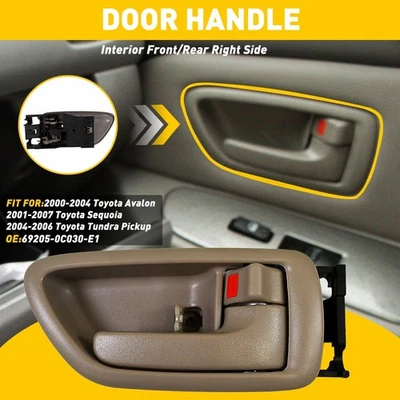 AUXITO Fits Toyota Avalon 2000-04 InsideFront Right Door Handle 69205-0C030-E1 T - Image 1 of 4