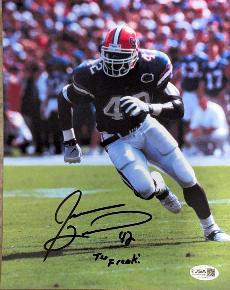 Jevon Kearse Signed/Autographed 8x10 Photo Florida Tennessee Titans JSA COA - Image 1 of 1