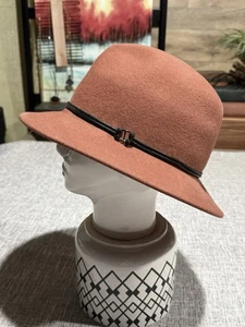 Goorin Bros Beautiful Sienna Color 100% Wool Fedora Hat SZ L - Picture 1 of 6