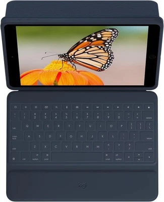 Logitech прочная комбинированная клавиатура 3 iPad для iPad 7,8 и 9-го поколения классическая синяя - Изображение 1 из 4