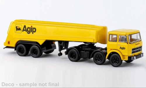 Brekina 58584 - 1/87 Fiat 691 T Tank-SZ, Agip, 1970 - New - Image 1 of 1