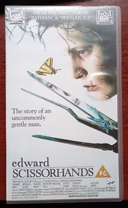 Edward Scissorhands VHS Videocassette Fox Video 1867 - Picture 1 of 3