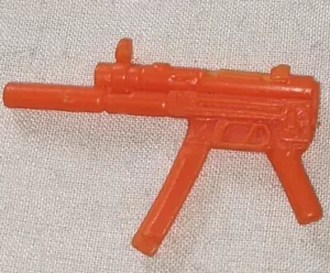 G I Joe Sub Machine Gun Plastic 1991 Seal Tracker Navy G.I. GI Orange Red - Picture 1 of 2