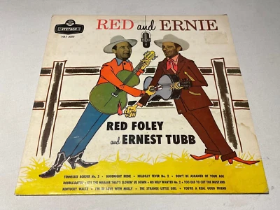 Red Foley and Ernest Tubb - Vinyl Record LP Album - 1957 Stetson - HAT 3000 - Image 1 of 4