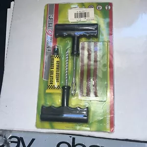 Tubeless Tire Repair Kit Hand Tools for Vehicle Car Bus Wheel Tires Puncture - Picture 1 of 3