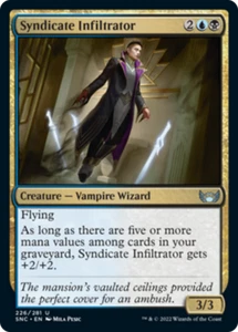 x4 Syndicate Infiltrator SNC MTG 226/281 UNCOMMON M/NM 4x - Picture 1 of 1