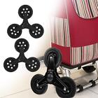 2 Pieces Shopping Cart Triangle Wheels Swivel Caster Wheels for Suitcase