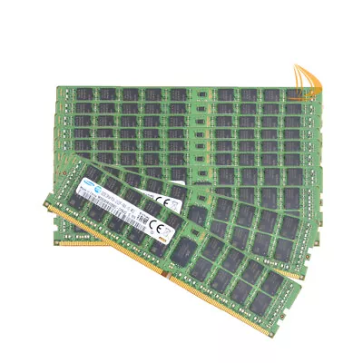 For Samsung 10x 32GB 2Rx4 DDR4 PC4-2133P DIMM ECC Reg Server Memory RAM 288Pin - Image 1 of 4