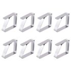 8/16 Pcs Tablecloth Clips Stainless Steel Table Cloth Clamps Table Cover Holder