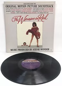The Woman In Red Original Soundtrack LP 1984 Motown Stevie Wonder Dionne Warwick - Picture 1 of 3