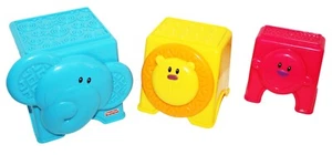 Growing Baby Fisher-Price Animal Stack & Toy Blocks Stacking Ladder Blocks 2011 - Picture 1 of 6