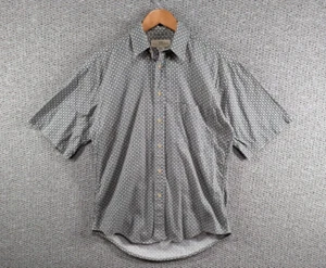 NATURAL ISSUE Vintage Men's Crazy Pattern Holiday Party Button Down Shirt Size S - Picture 1 of 11