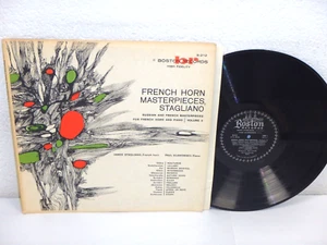 Paul Ulanowsky, James Stagliano French Horn Masterpieces LP Boston Records B-212 - Picture 1 of 3