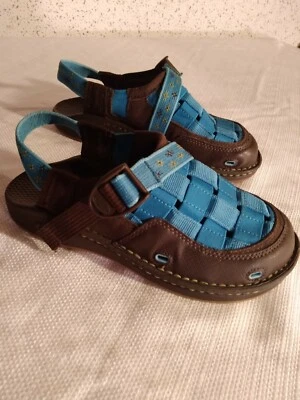 Chaco Paradox kids sandals Size 4 Shoes Blue/ Brown - Imagem 1 de 4