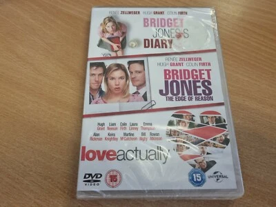 Bridget Jones Diary / The Edge of Reason / Love Actually (Sealed) - Image 1 of 2