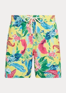 $98 Polo Ralph Lauren 5.75-Inch Traveler Classic Swim Trunk, Villa Floral, Sz M - Picture 1 of 6