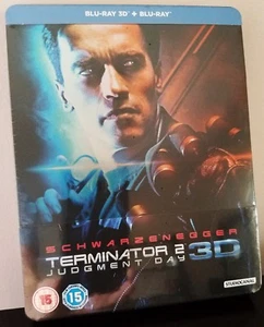 TERMINATOR 2 T2 (1991) The Final Cut Blu-Ray 3D UK Exclusive Limited STEELBOOK - Picture 1 of 7