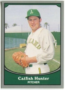 1990 Pacific Baseball Legends #68 Jim Catfish Hunter Oakland Athletics - Picture 1 of 2