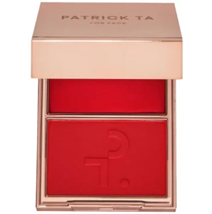 Major Headlines Double-Take Crème & Powder Blush Duo, She Left Me On Red, 0.21oz - Picture 1 of 5