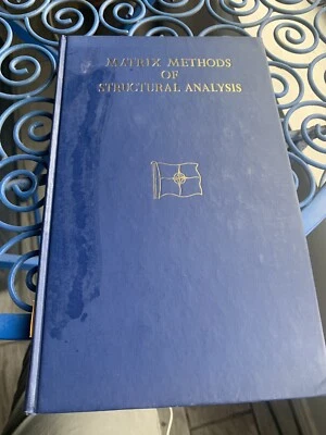 de Veubeke Matrix Methods Of Structural Analysis Rare First Edition, 1964 - Image 1 of 4