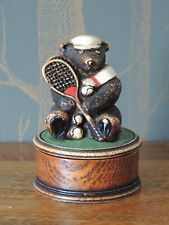 Tennis Bear Trinket Box