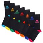 New 7 Pack Novelty Mens Days Of The Week Socks Emoji Mood Funny Socks Multi Pack