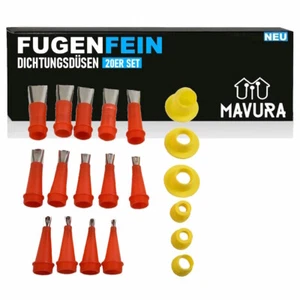 Punte cartucce FUGENFEIN ugelli di tenuta in silicone punte in silicone 20 ugelli giunti - Foto 1 di 6