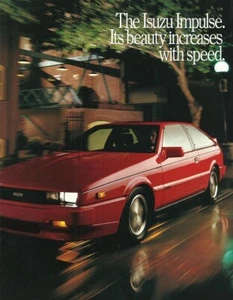 1989 ISUZU IMPULSE sales brochure folder US 89 Turbo Piazza - Picture 1 of 1