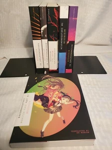 Bakemonogatari Vol. 1-3 + Kizumonogatari Wound Tale + Nisemonogatari Vol 1-2 LOT - Picture 1 of 2