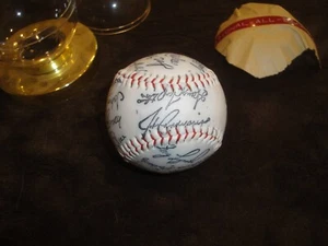 1970's  Baseball Facsimile All star team Autograph Baseball - Picture 1 of 6