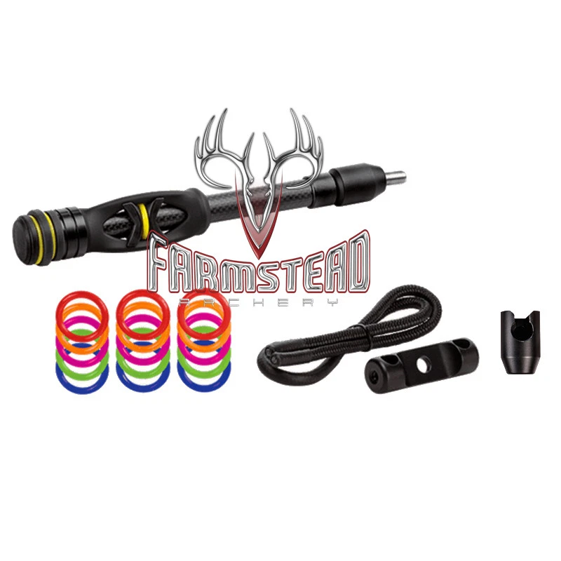 Estabilizador Trophy Ridge Hitman 6" negro con desconexión rápida y eslinga de muñeca #29572 Foto 1 de 1