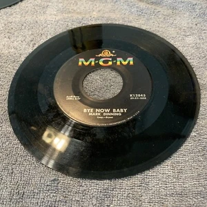MARK DINNING 7" 45 RPM "Teen Angel" & "Bye Now Baby" VG Condition - Picture 1 of 2