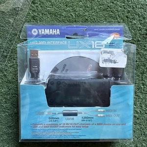 Yamaha UX16 USB MIDI Interface Cable Cord 5-pin PC Mac Adapter Compatible 16 ch - Picture 1 of 3