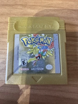 Pokemon Gold Version Nintendo Game Boy Color Authentic NEW BATTERY - Image 1 of 4
