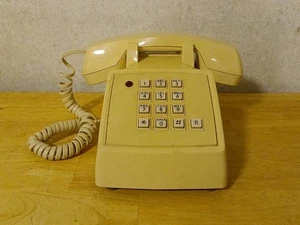 Working Vintage AT&T Bell System Telephone Touchtone Desk Phone Beige - Picture 1 of 5