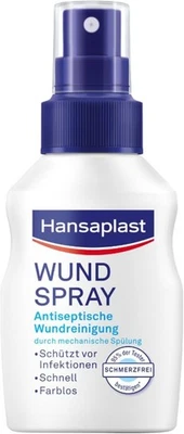 Hansaplast Wundspray (50 ml), zur antiseptischen Wundreinigung durch mechanische - Bild 1 von 4