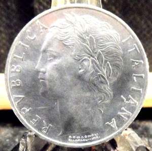 CIRCULATED 1974 100 LIRE ITALIAN COIN(70619)#1 - Picture 1 of 6