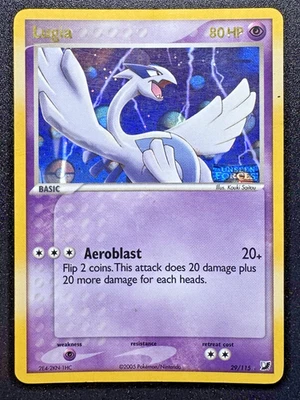 Lugia 29/115 EX Unseen Forces Pokemon Card Stamped Reverse Holo Foil Rare HP - Image 1 of 4