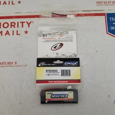 Duratrax Onyx 1600 7.2v 1600mAh NiMH Battery Pack NEW Sealed - Image 1 of 4