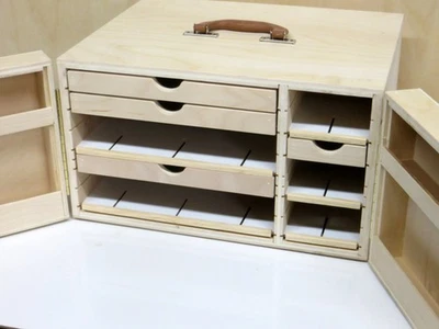  Slot Car Pit Box para (9) 1/24 coches 8" de profundidad  Foto 1 de 2