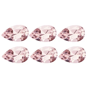 2.80Ct (6Pcs) Lot Five-star Pear Cut 7 x 4 mm 100% Natural Pink Morganite - Picture 1 of 5