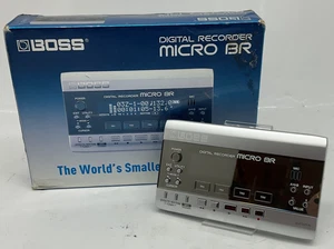 BOSS MICRO BR Portable Digital Recorder Multitrack 4-Track Silver With/ BOX - Picture 1 of 8