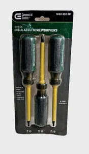 GEWERBLICHE ELEKTRISCHE 3-TEILIGE ISOLIERTE SCHRAUBENDREHER 1000 050 531 NEU - Bild 1 von 3